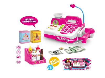 Cash register cash register (sound, light, calculator, microphone function)