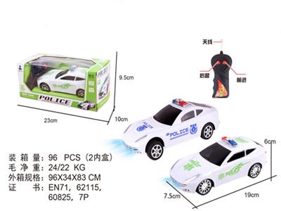 1:24 two pass police remote control car two (with lights)CAR