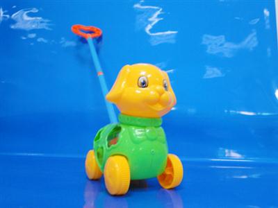 Push and pull puzzle toy dog