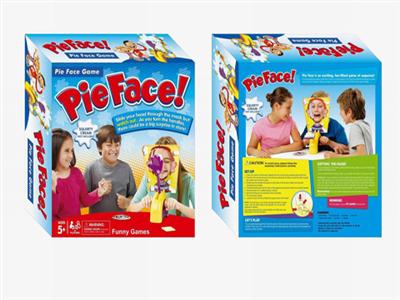 Pie face cream pie for the first generation of the new packaging (cream pie machine tricky toys)