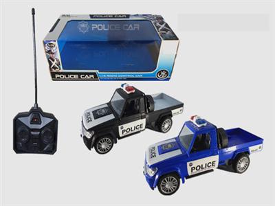 1:16, 2 Land Cruiser, pickup police car (simulation), open window