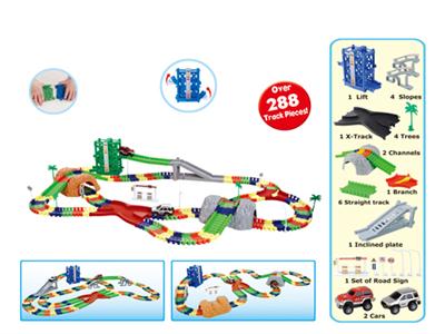 Electric block rail car 288pcs