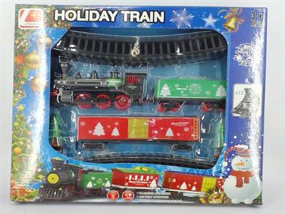 Christmas electric track train