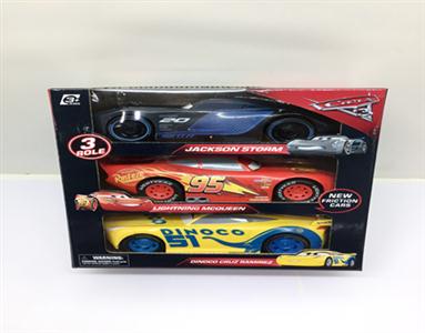 Cars 3 Lightning McQueen black storm Jackson Cruze Ramirez three racing combination inertia (22cm)