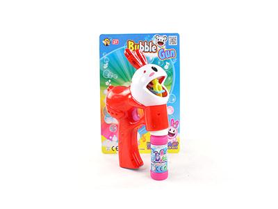 Real rabbit light bubble gun, no music, 1 water