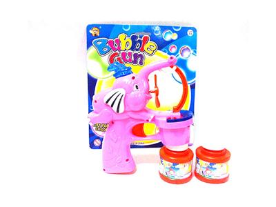 Solid color bubble Dumbo double double flash gun 2 music without water