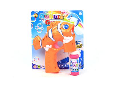 Solid color clownfish with light bubble gun no music 1 water