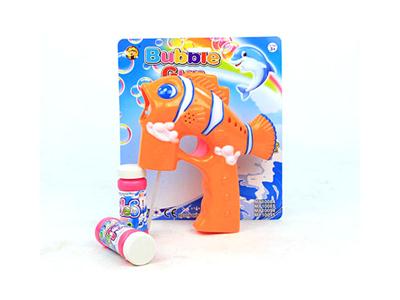 Solid color clown fish with light music 2 water bubble gun