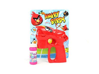 The real color of angry birds with light music 1 bubble gun without water