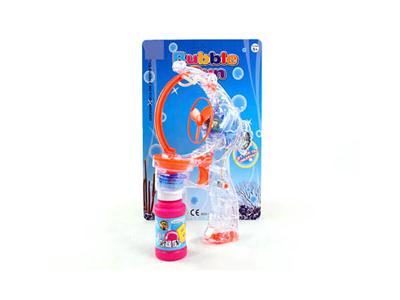 Transparent double double flash bulla bubble gun music 1 bottles of water