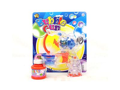 Transparent bubble double double flash bubble gun music 1 bottles of water