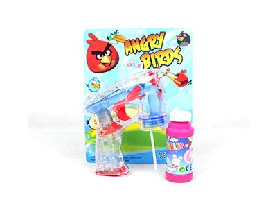 Angry birds Board four lights 1 water bubble gun without music