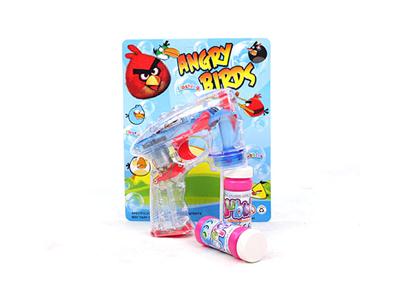 Angry birds Board four lights 2 water bubble gun without music