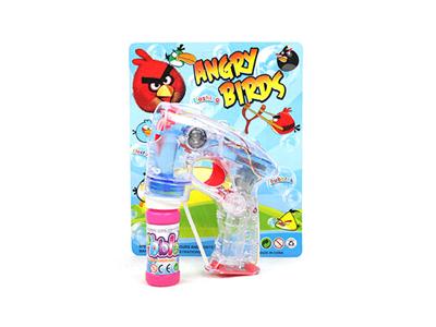 Angry birds inserted in four light music 1 water bubble gun