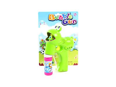 New frogs with lights, bubbles, guns, music, 1 bottles of water