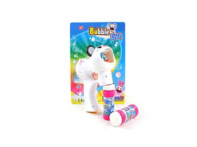 Solid color Cub with light bubble gun without music 2 bottles of water