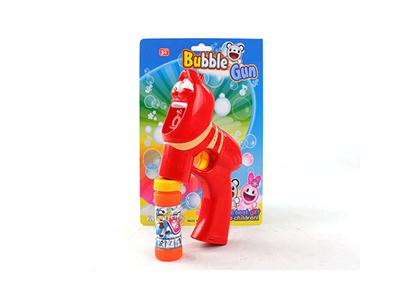 Solid color red yellow worm worm, bubble gun music 1 bottles of water