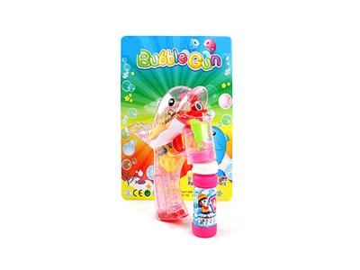 Transparent new beak dolphin bubble gun with light music No 1 bottles of water