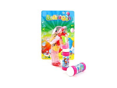 Transparent new beak dolphin bubble gun with light music No 2 bottles of water