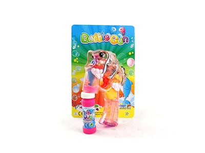 Transparent new clown fish bubble gun with light music 1 bottles of water