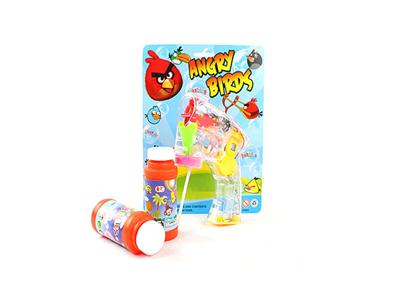 Angry birds, 2 sticks, four lights, bubble guns, music, big water