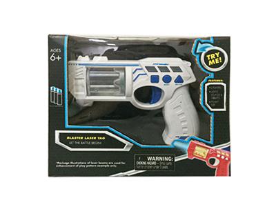 Single armed Mini combat pistol (corner) laser target robot (wrapped)