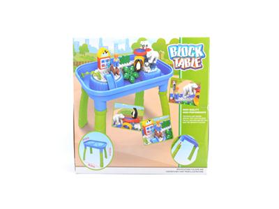 Building blocks table - Happy Zoo (40pcs)