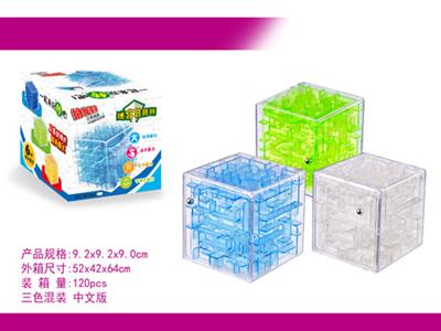 Transparent 3D maze