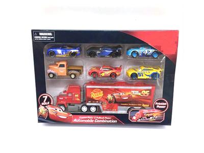 Cars 3 six Mack Truck Racing back inertial combination