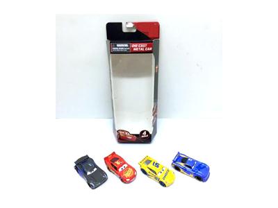 Cars 3 four alloy back racing (8cm)