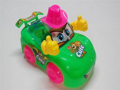 Cartoon back car (can pack sugar)