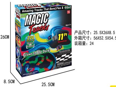 Magic track car