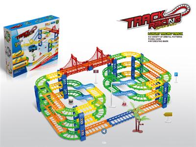 Variable puzzle electric track