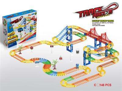 Variable puzzle electric track