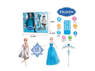 Double mode (remote control, static) intelligent dancing < ice snow princess
