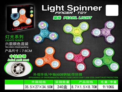 Finger top, clover belt light (spindle 608, steel shaft)