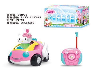 Remote controlled cartoon car