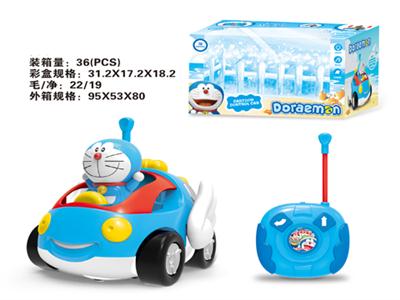 Remote controlled cartoon car