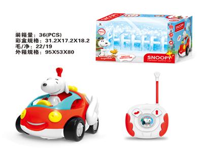 Remote controlled cartoon car