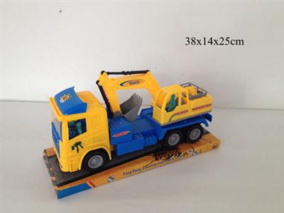 Inertial excavation vehicle