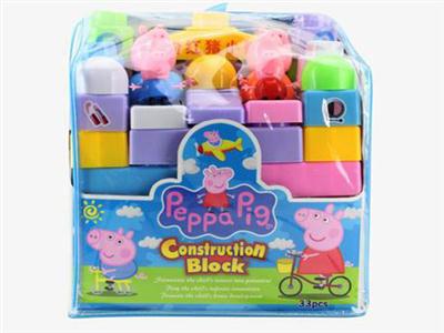 Pepe pig building blocks (33pcs)