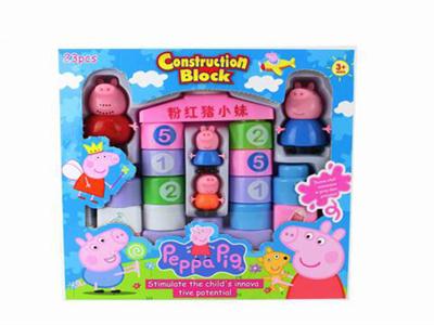 Pepe pig building blocks (23pcs)