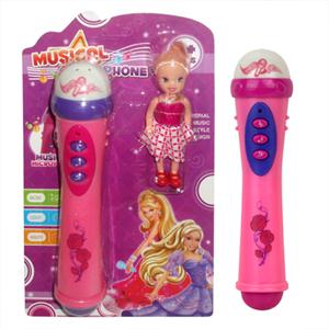 Microphone with Barbie