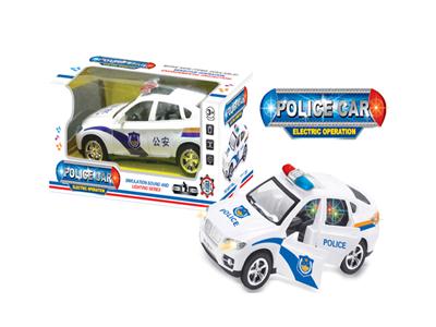 Simulation door police car