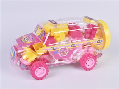 Girls series - Commander cars, puzzle blocks