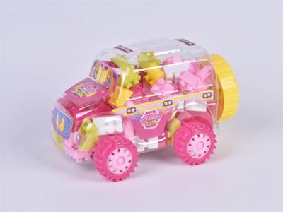 Girls series - Mini school bus puzzle blocks