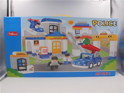 Police puzzle blocks