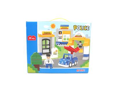 Police puzzle blocks