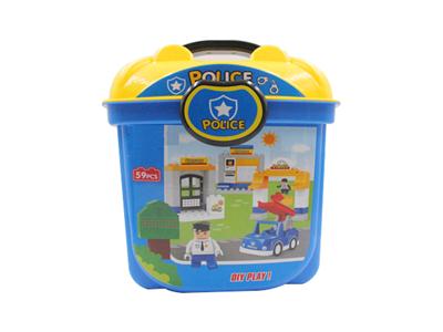 Police puzzle blocks