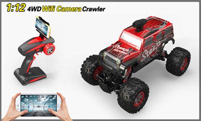 1:12 2.4G four-wheel drive (PVC car shell) with WiFi real-time transmission camera